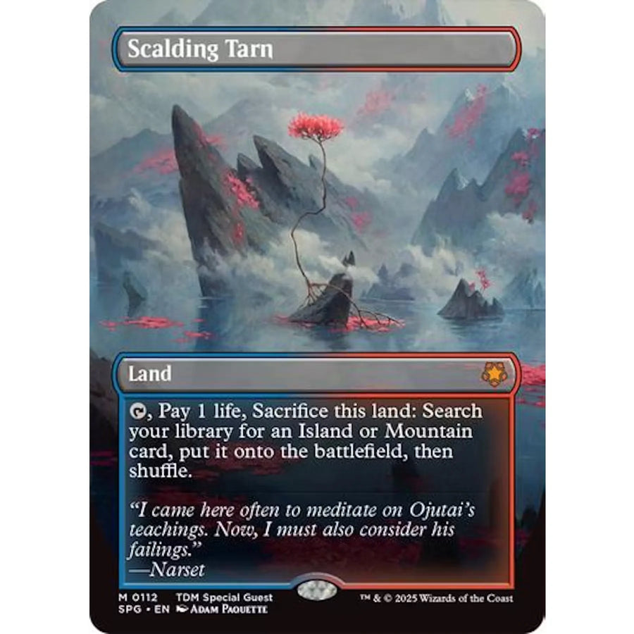 Magic the Gathering Scalding Tarn | Special Guests Borderless | Near Mint