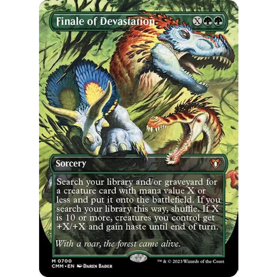 Magic the Gathering Finale of Devastation Borderless Card | Commander Masters | Near Mint
