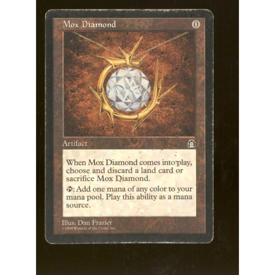 Mox Diamond Stronghold Magic Card | Heavily Played