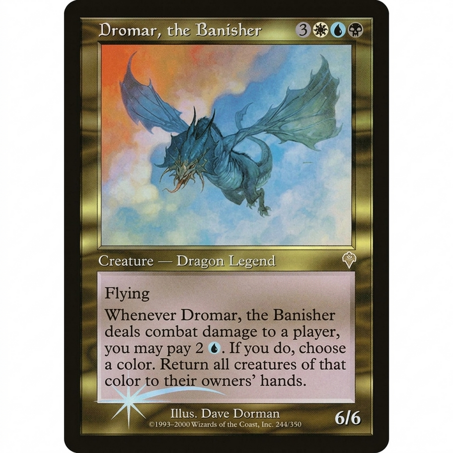 Dromar, the Banisher Foil Card | Magic the Gathering Invasion | Near Mint