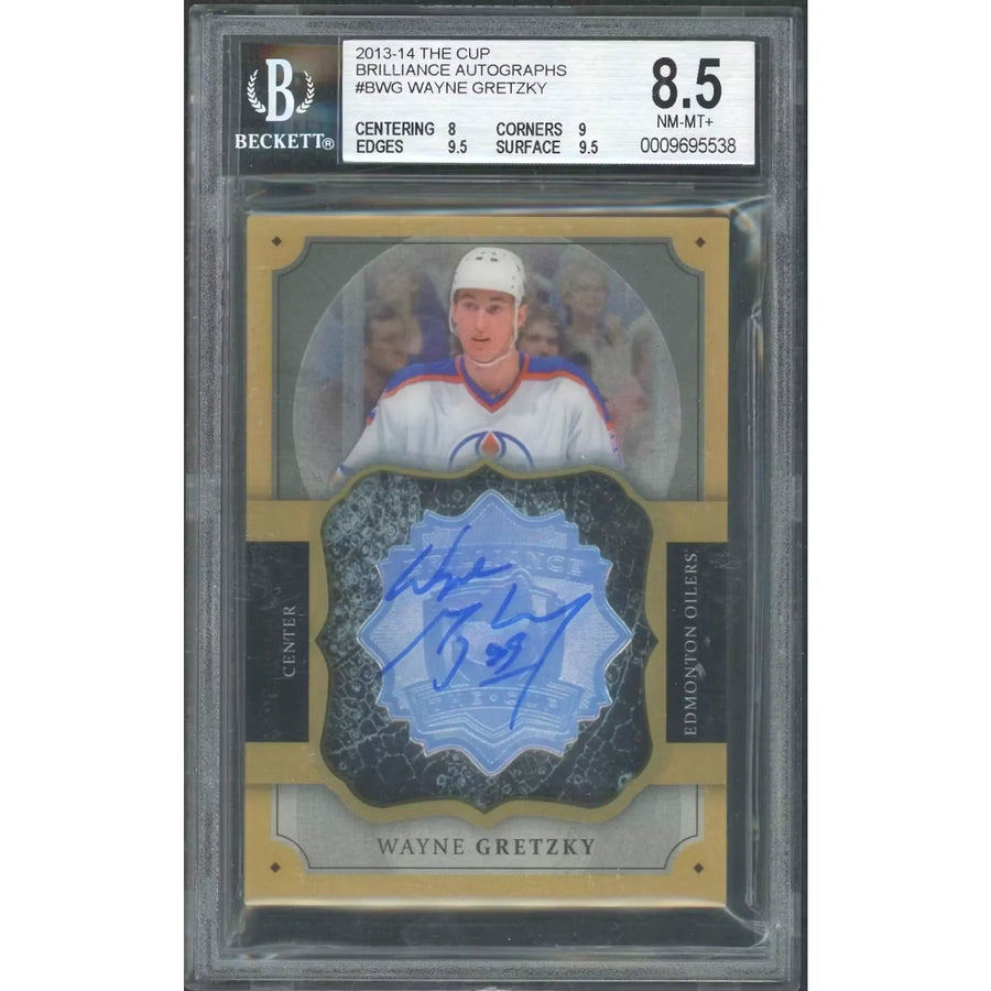 Wayne Gretzky Signed 2013-14 Upper Deck The Cup Card | BGS 8.5