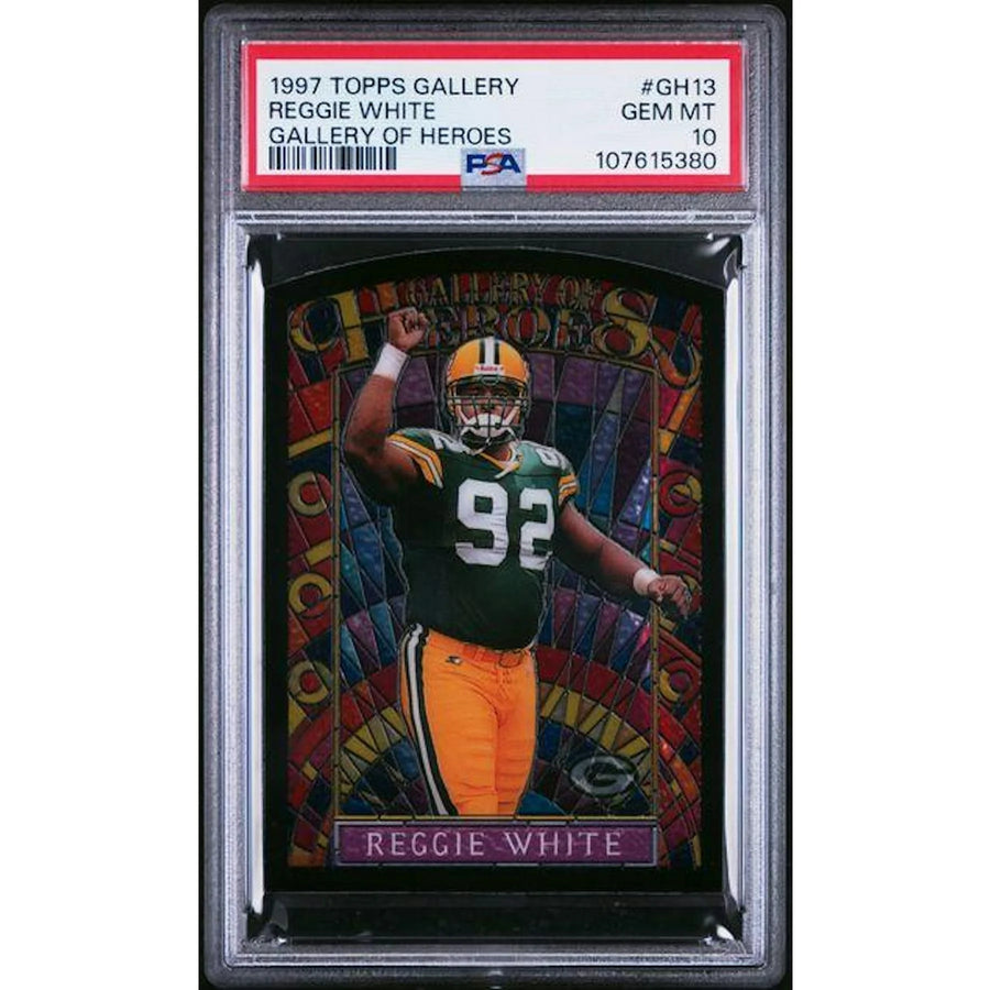 Reggie White 1997 Topps Gallery of Heroes #GH13 | PSA 10