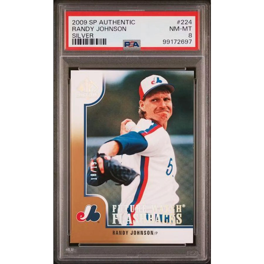 Randy Johnson 2009 SP Authentic Silver #224 Card | PSA 8