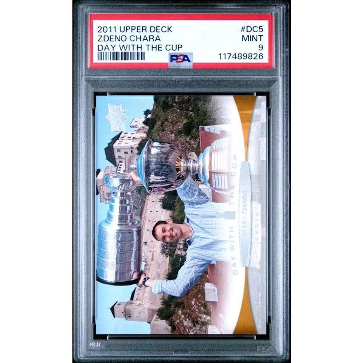 Zdeno Chara 2011-12 Upper Deck Day with the Cup Card | PSA 9