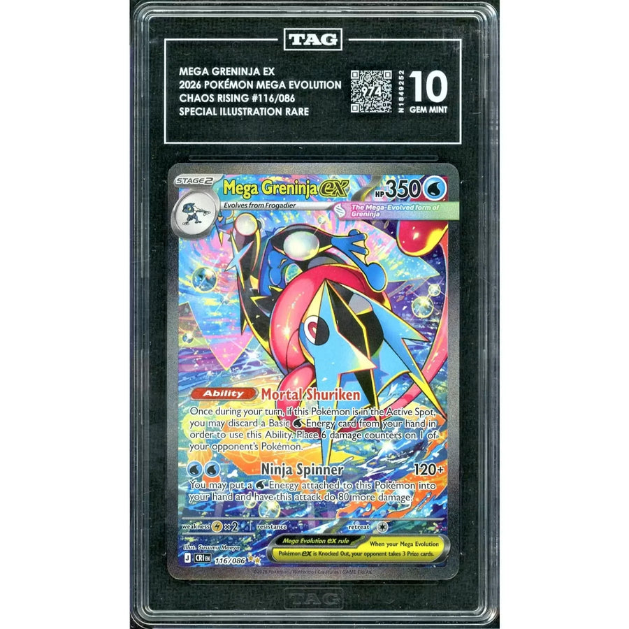 2026 Pokemon Chaos Rising Mega Greninja ex #116 | Special Illustration Rare