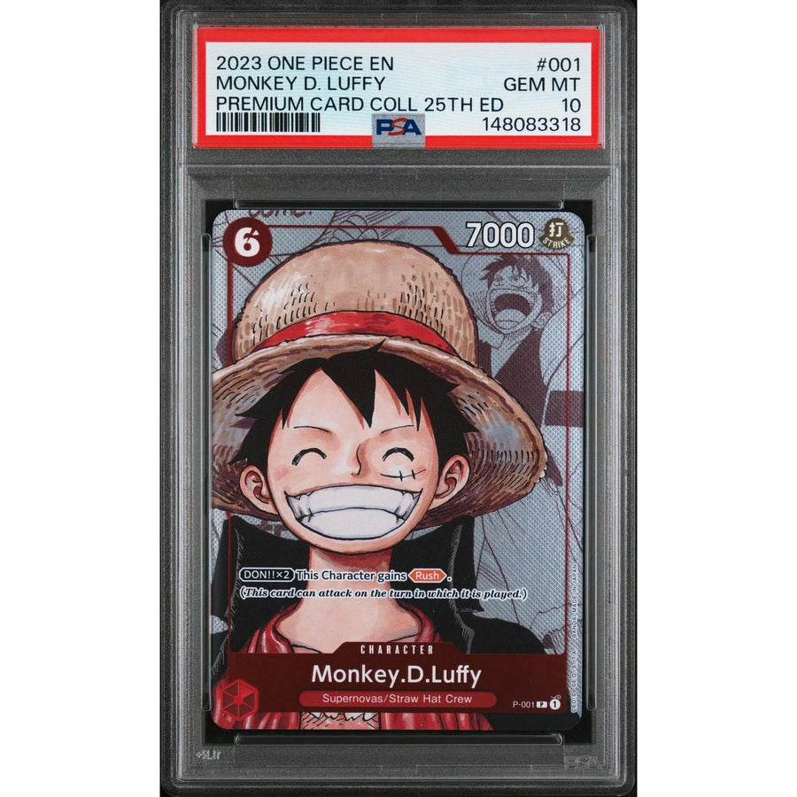 Monkey D. Luffy 2023 One Piece Premium Collection #001 | PSA 10