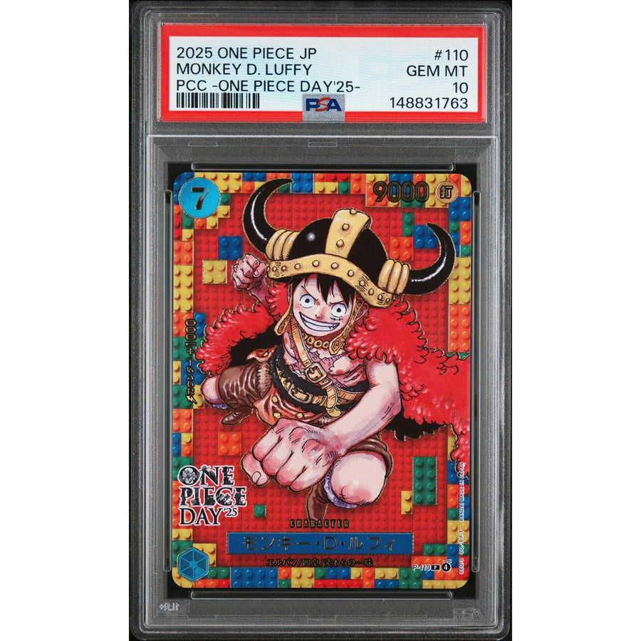 Monkey D. Luffy One Piece Day #110 Card | 2025 Japanese Premium PSA 10