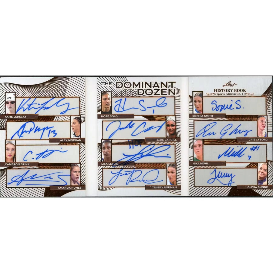 2025 Leaf History Dominant Dozen Card | Limited/8