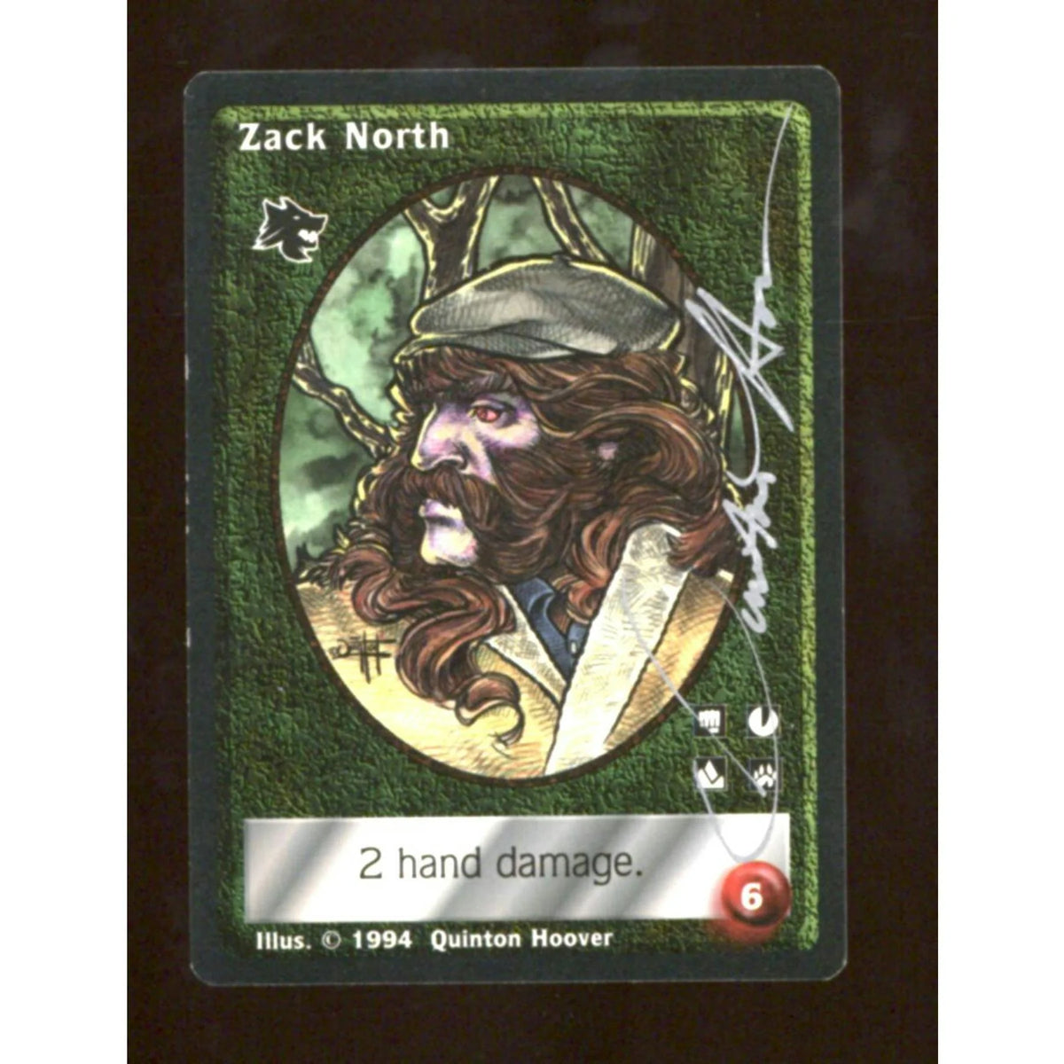 Zack North Signed VTES 1st Edition Jyhad Card | Quinton Hoover Auto