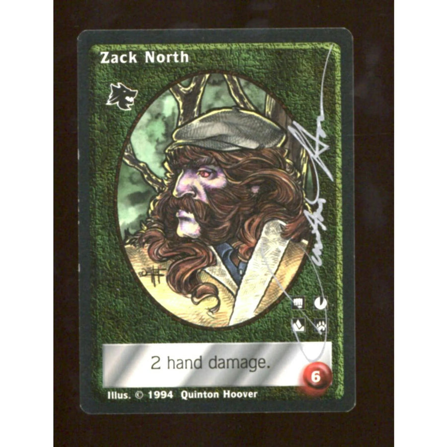 Zack North Signed VTES 1st Edition Jyhad Card | Quinton Hoover Auto