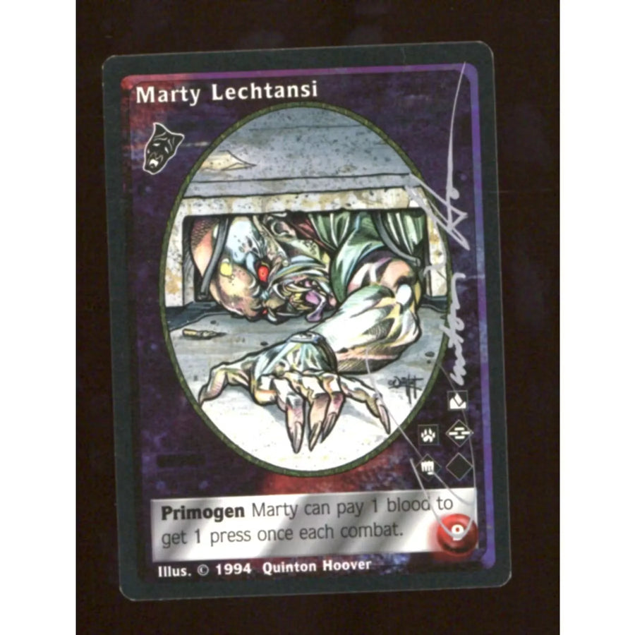 Marty Lechtansi Signed VTES Card | Quinton Hoover Autograph