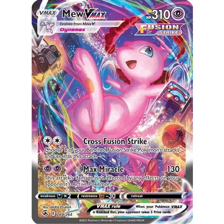 Pokemon Fusion Strike Mew VMAX 269/264 | Near Mint