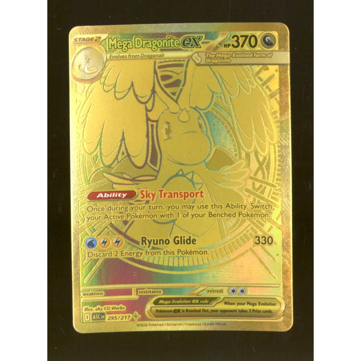Pokemon Mega Dragonite ex 295/217 Ascended Heroes | Near Mint