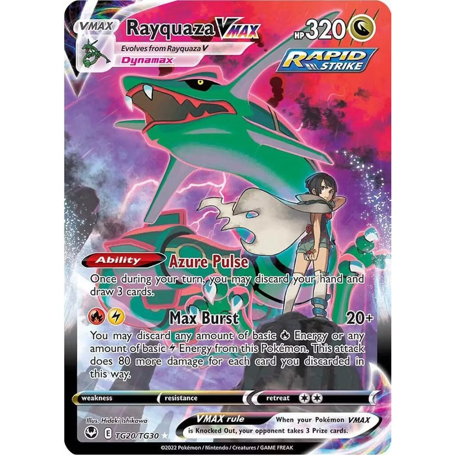 Rayquaza VMAX Trainer Gallery Pokemon Card | Silver Tempest TG20/TG30 | Near Mint