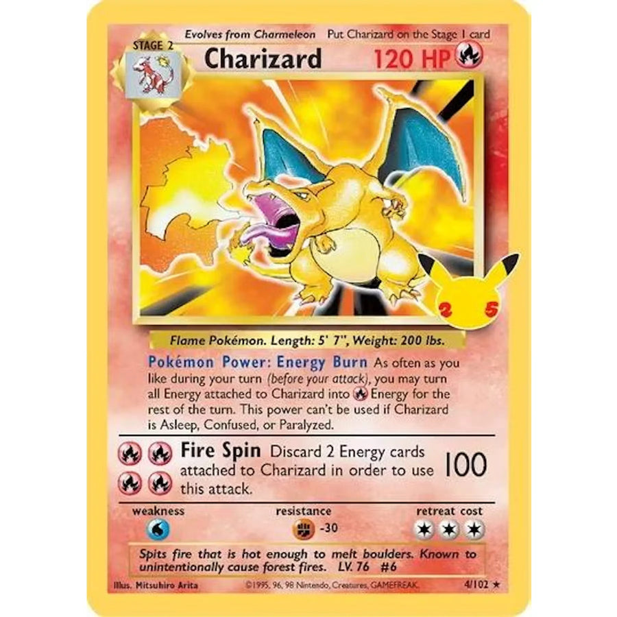 Pokemon Celebrations Charizard 4/102 | Near Mint Single