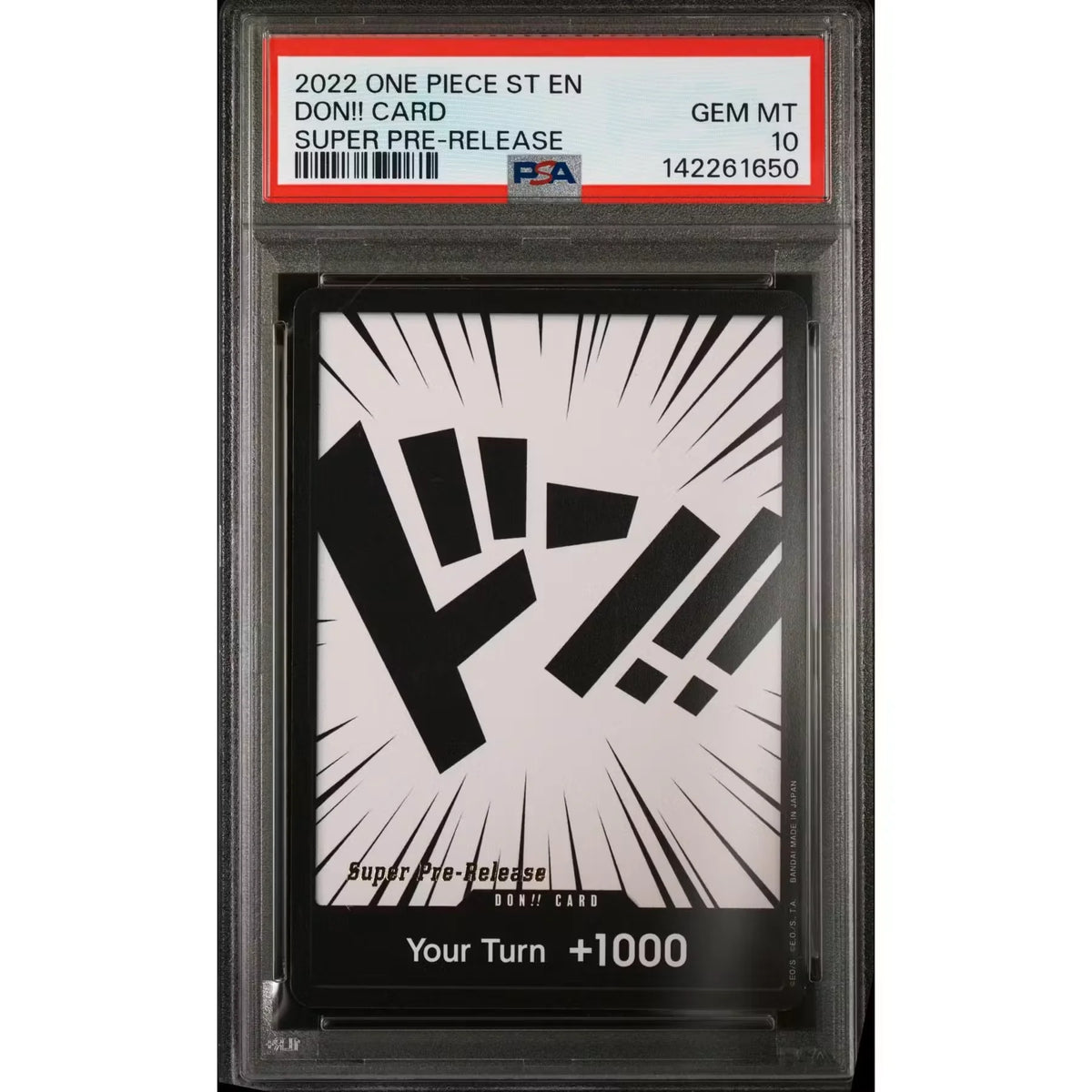 2022 One Piece Starter Decks Don Card | PSA 10 Graded