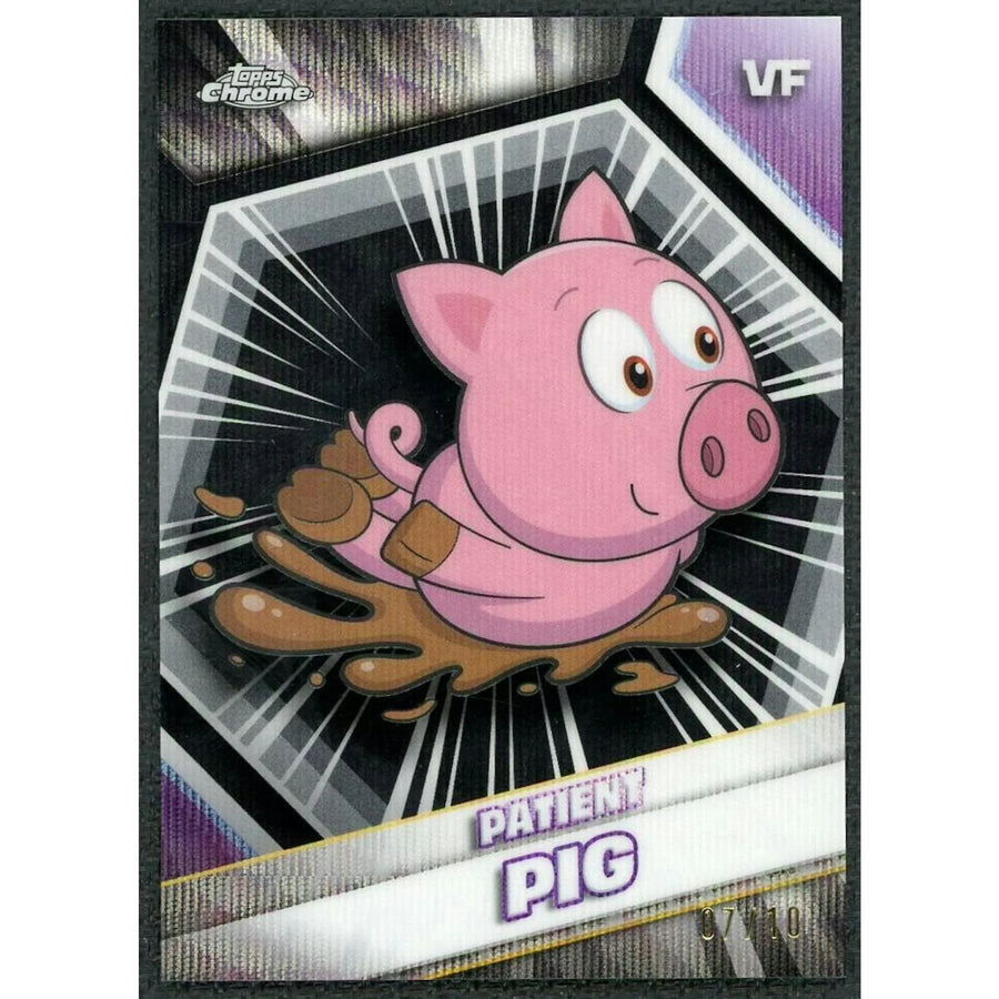 2026 Topps Chrome VeeFriends Patient Pig Black Wave Refractor #13 |/10