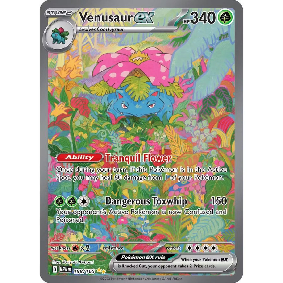 Venusaur ex 198/165 Pokemon Scarlet & Violet 151 | Near Mint