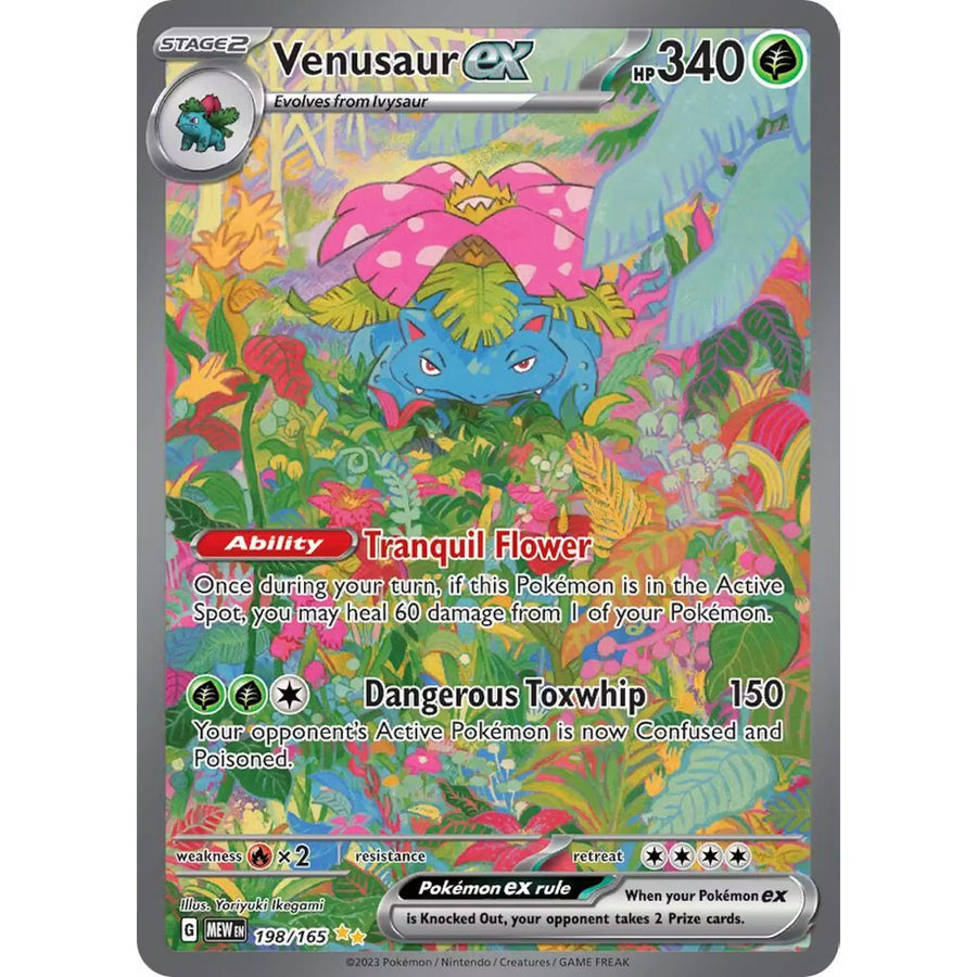 Venusaur ex 198/165 Pokemon Scarlet & Violet 151 | Near Mint
