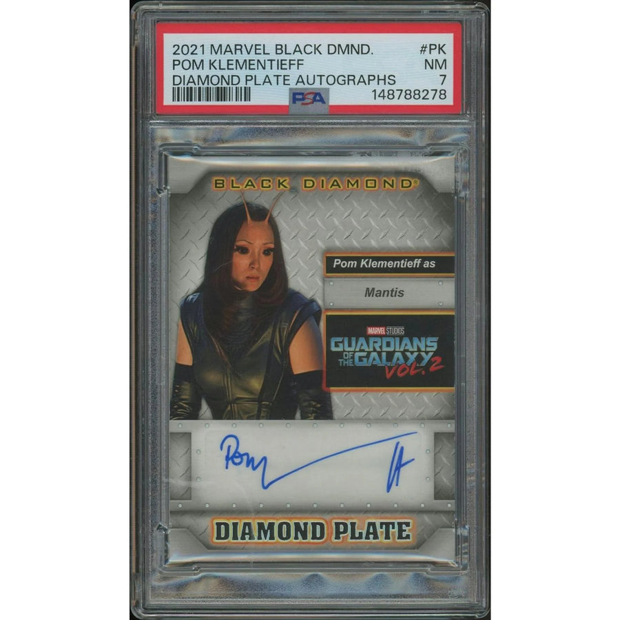 Pom Klementieff Signed Mantis Card | 2021 Marvel Black Diamond #DPPK
