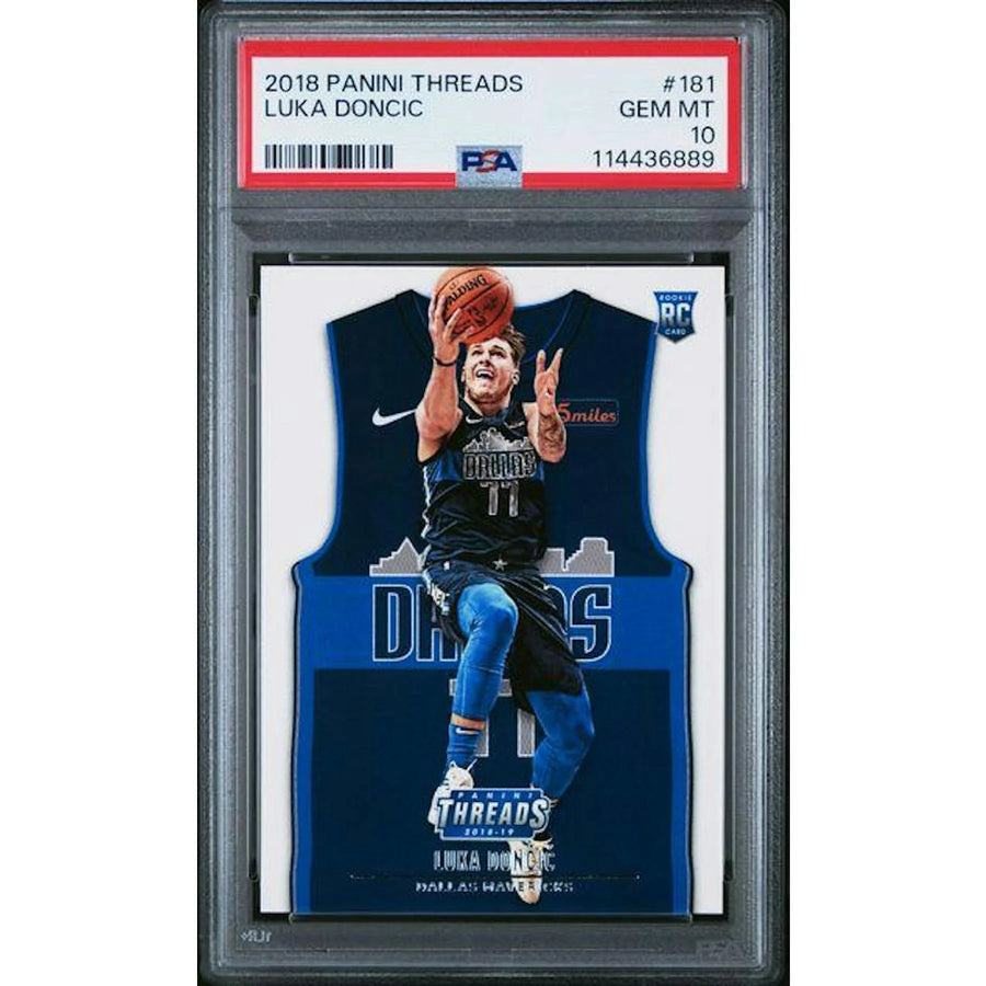 Luka Doncic 2018 Panini Threads Rookie Card #181 | PSA 10