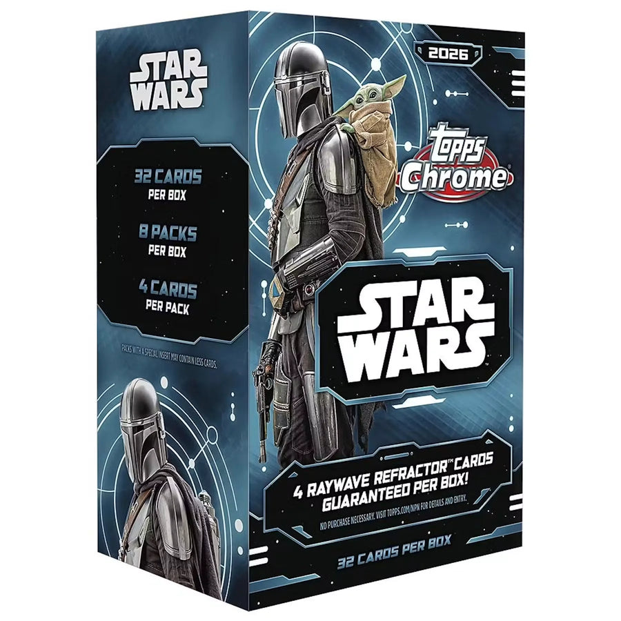 2026 Topps Chrome Star Wars Blaster Box | Presell (Ships Sealed Only)