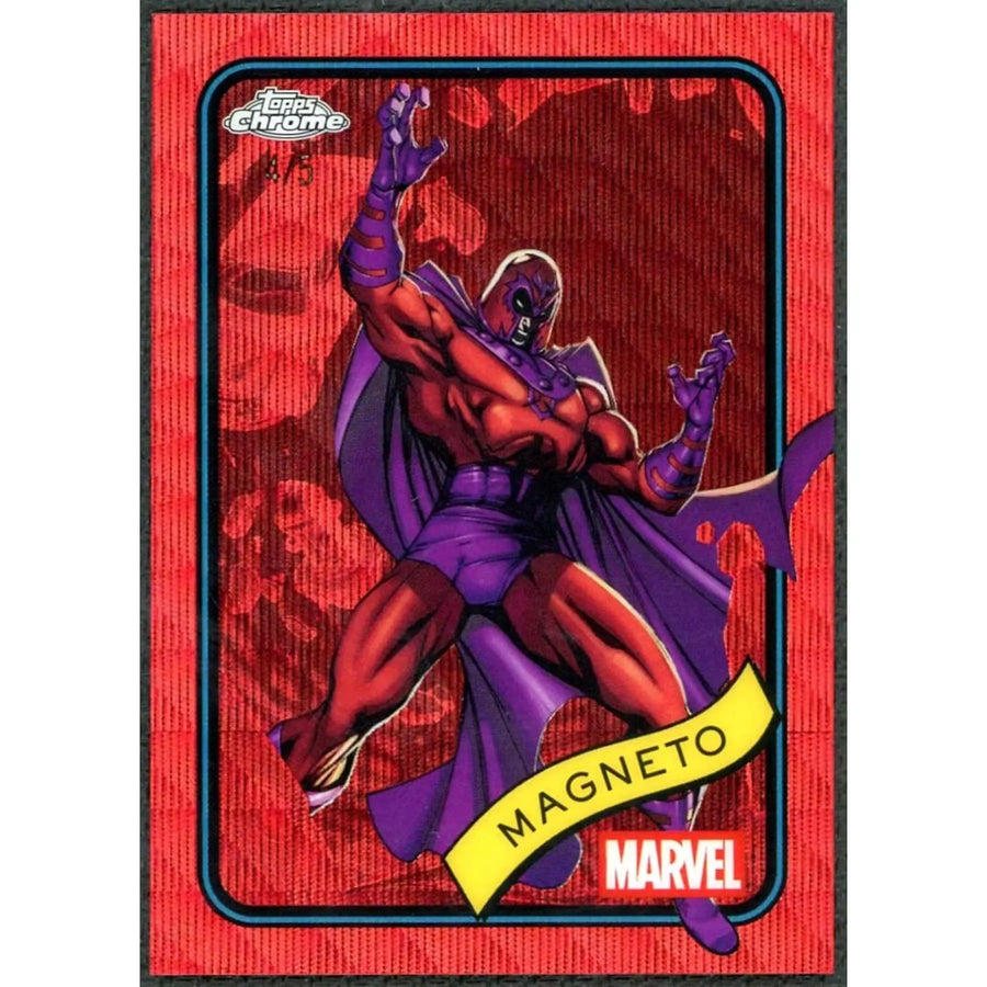 2025 Topps Chrome Marvel Magneto Red Wave #169 | Card Single