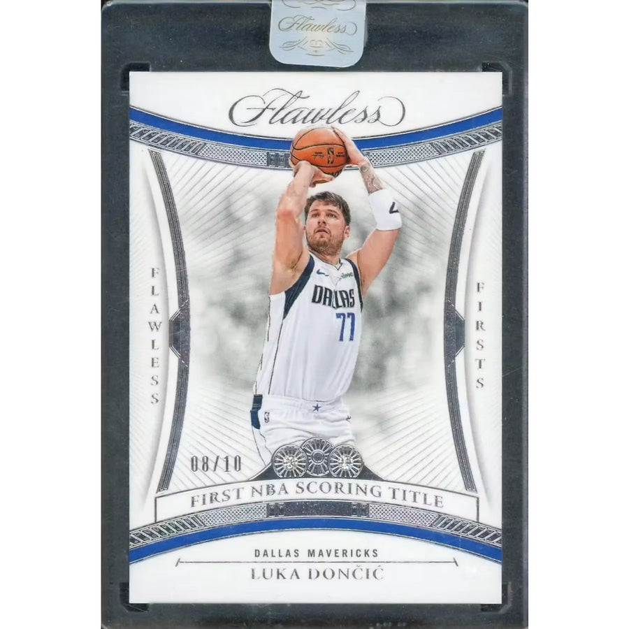 Luka Doncic 2024-25 Panini Flawless Firsts Dual Diamond Card |/10