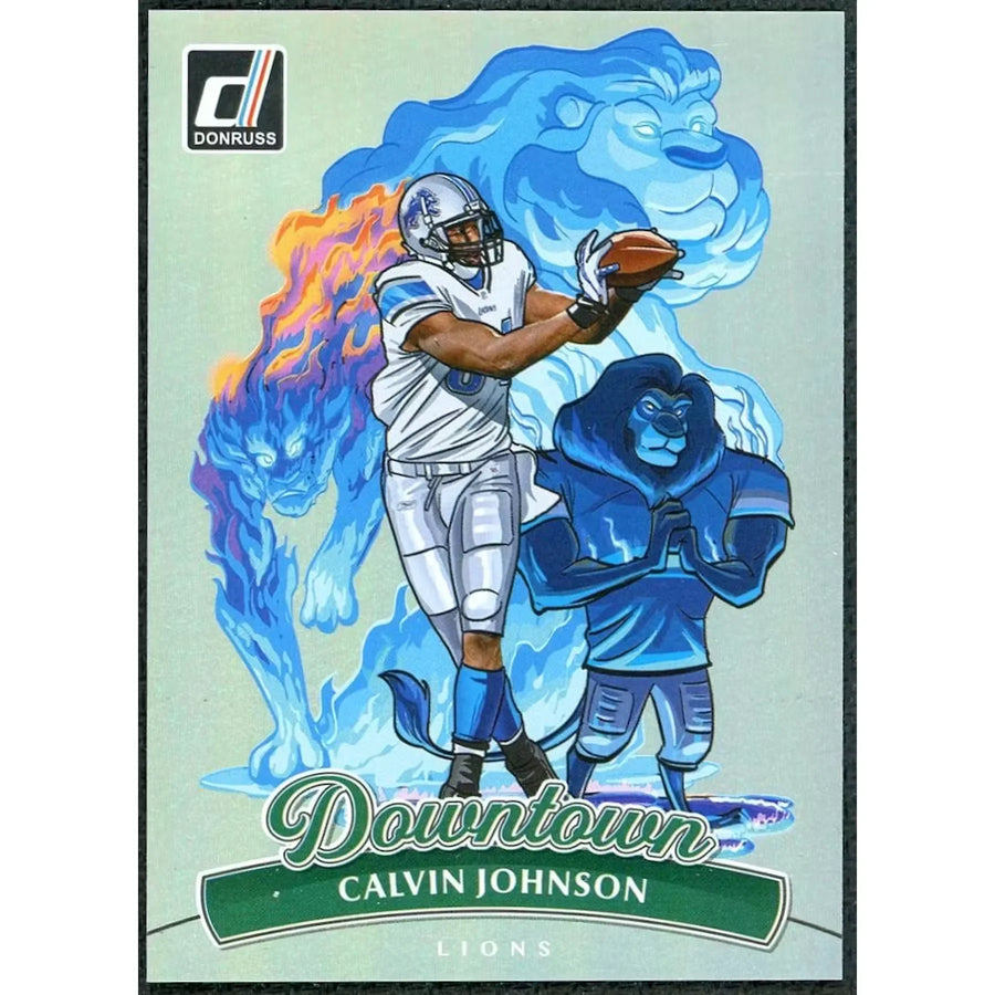 Calvin Johnson 2025 Panini Donruss Downtown #4 Card