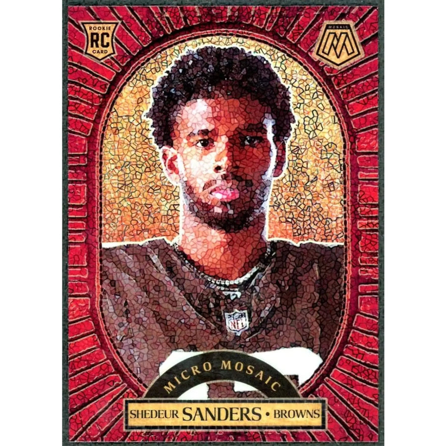Shedeur Sanders 2025 Panini Prizm Micro Mosaic Rookie #20