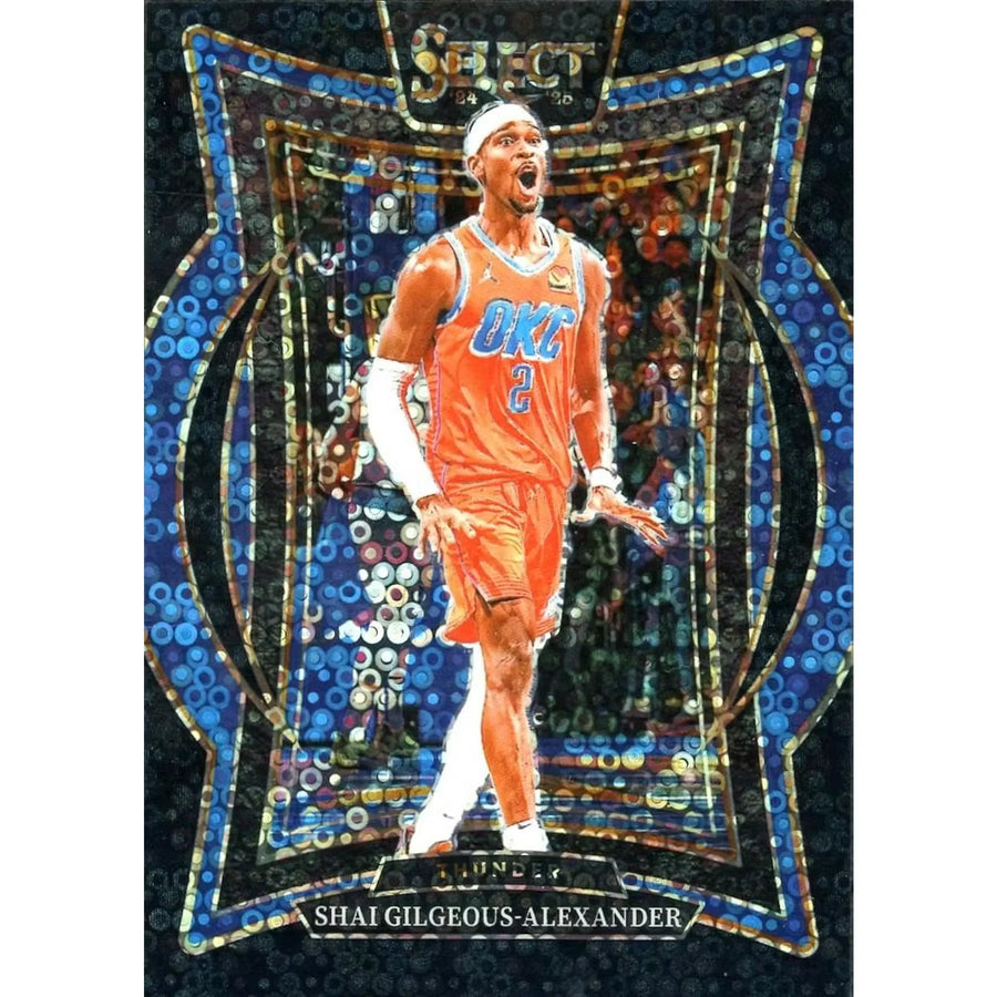 Shai Gilgeous-Alexander Signed 2024-25 Panini Select Black Disco 1/1 Card | #36