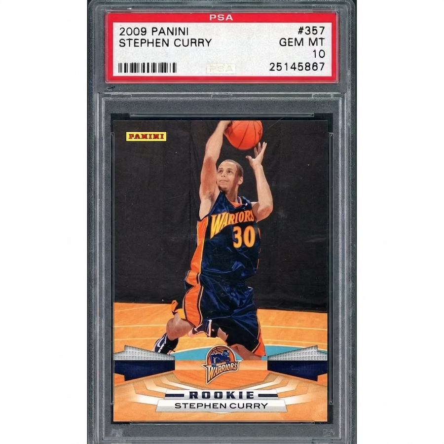 Stephen Curry 2009 Panini Rookie Card #357 | PSA 10