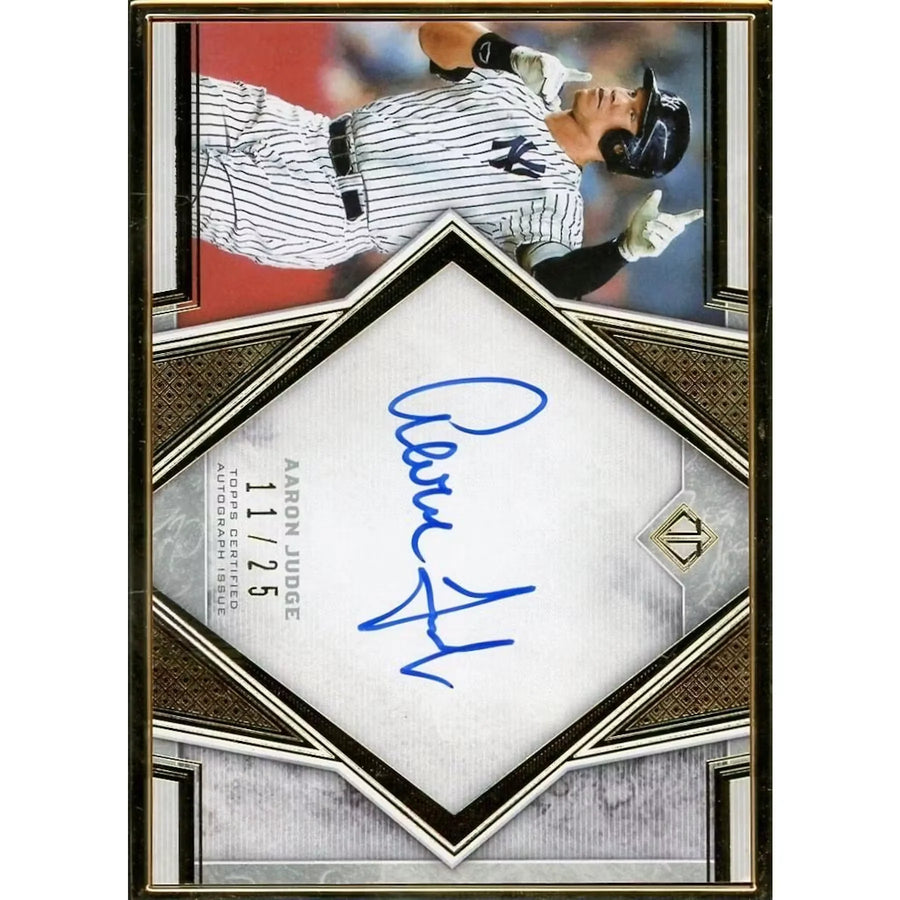 Aaron Judge Signed 2019 Topps Transcendent Card | Framed Auto/25