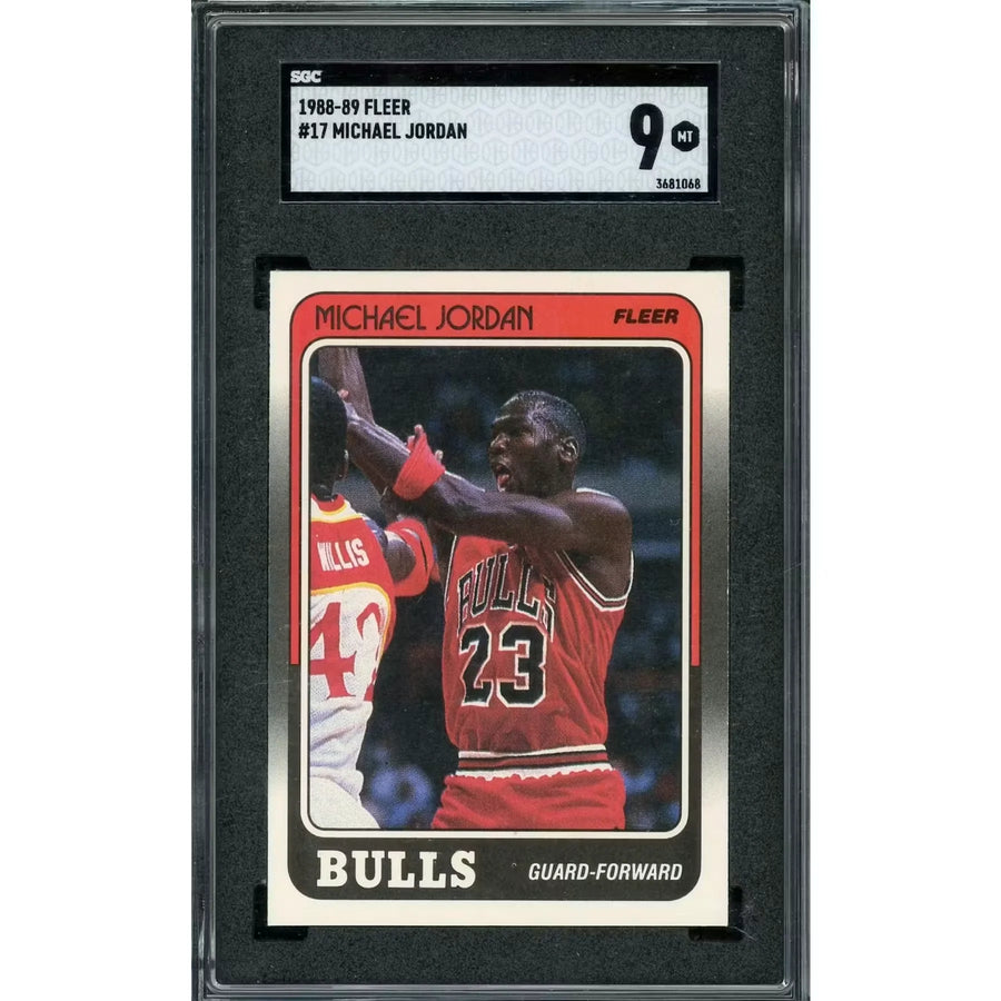 Michael Jordan 1988 Fleer #17 Card | SGC 9