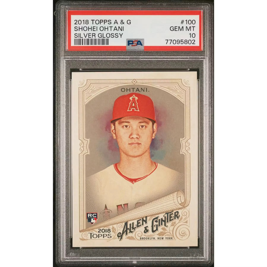 Shohei Ohtani 2018 Topps Allen & Ginter Rookie Silver Glossy #100 | PSA 10