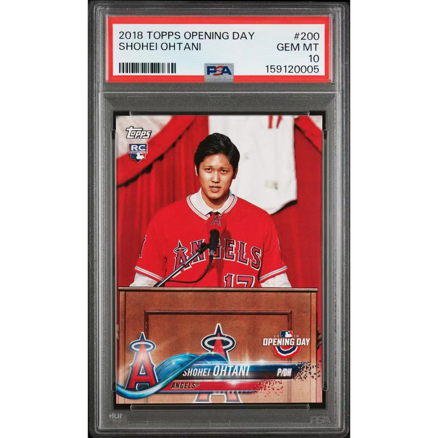 Shohei Ohtani 2018 Topps Opening Day Rookie #200 | PSA 10