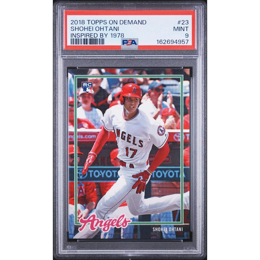 Shohei Ohtani 2018 Topps On Demand 1978-Inspired #23 | PSA 9