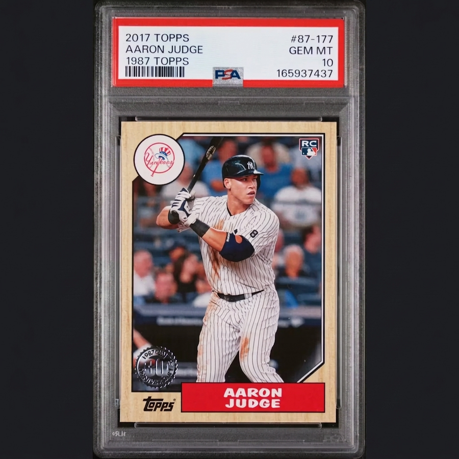 Aaron Judge 2017 Topps Rookie Card 1987 Design #87-177 | PSA 10