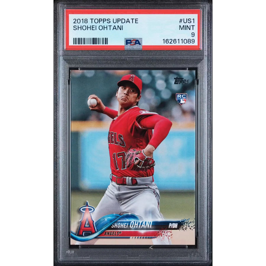 2018 Topps Update Shohei Ohtani Rookie #US1 PSA 9 - D2