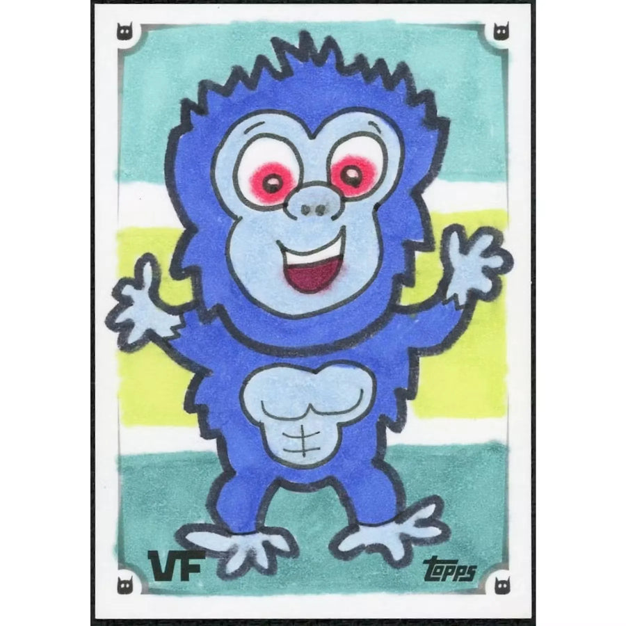 2026 Topps Chrome VeeFriends Gratitude Gorilla Sketch Card | 1/1