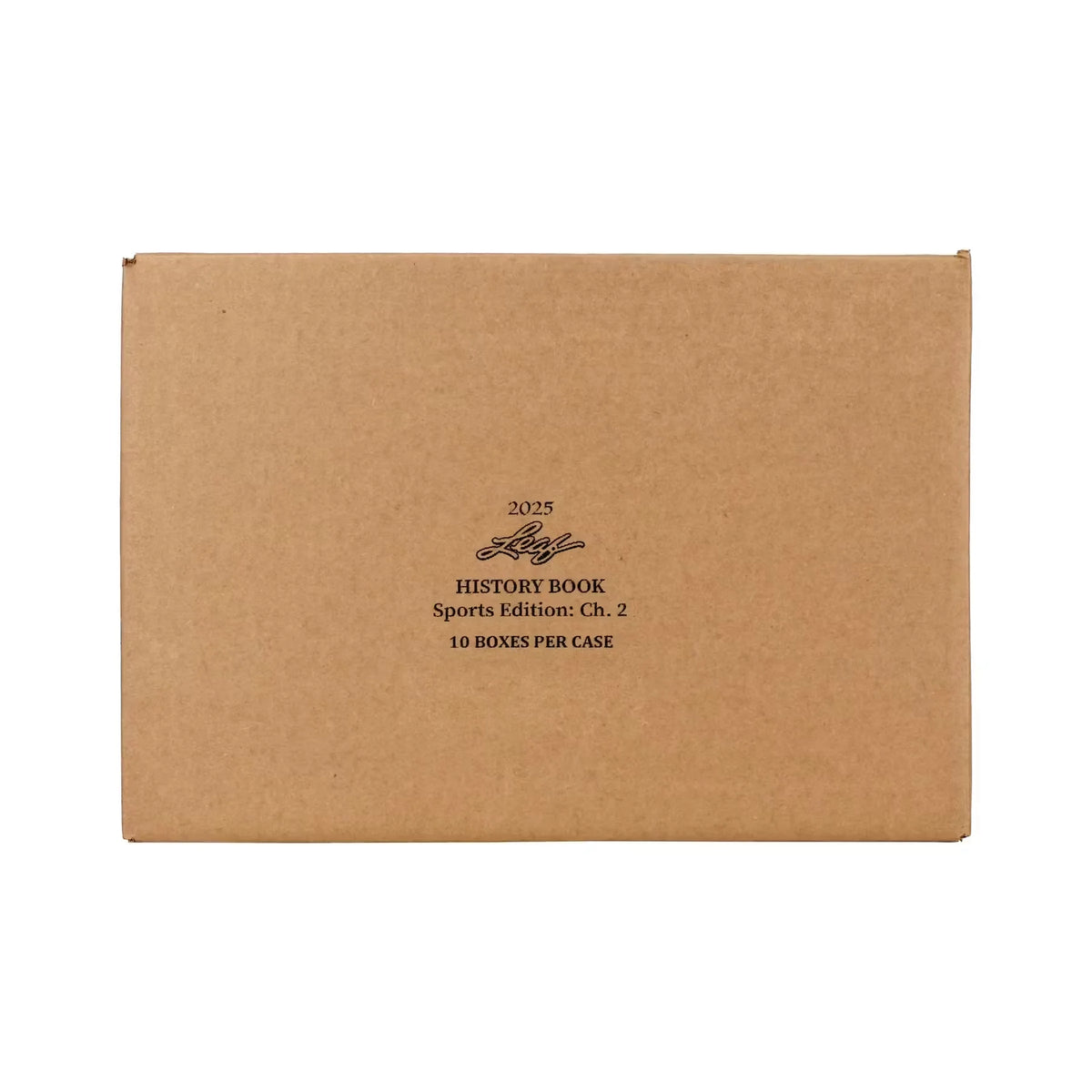 2025 Leaf History Book Sports Edition Chapter 2 | 10-Box Hobby Case (Ships Sealed Only)