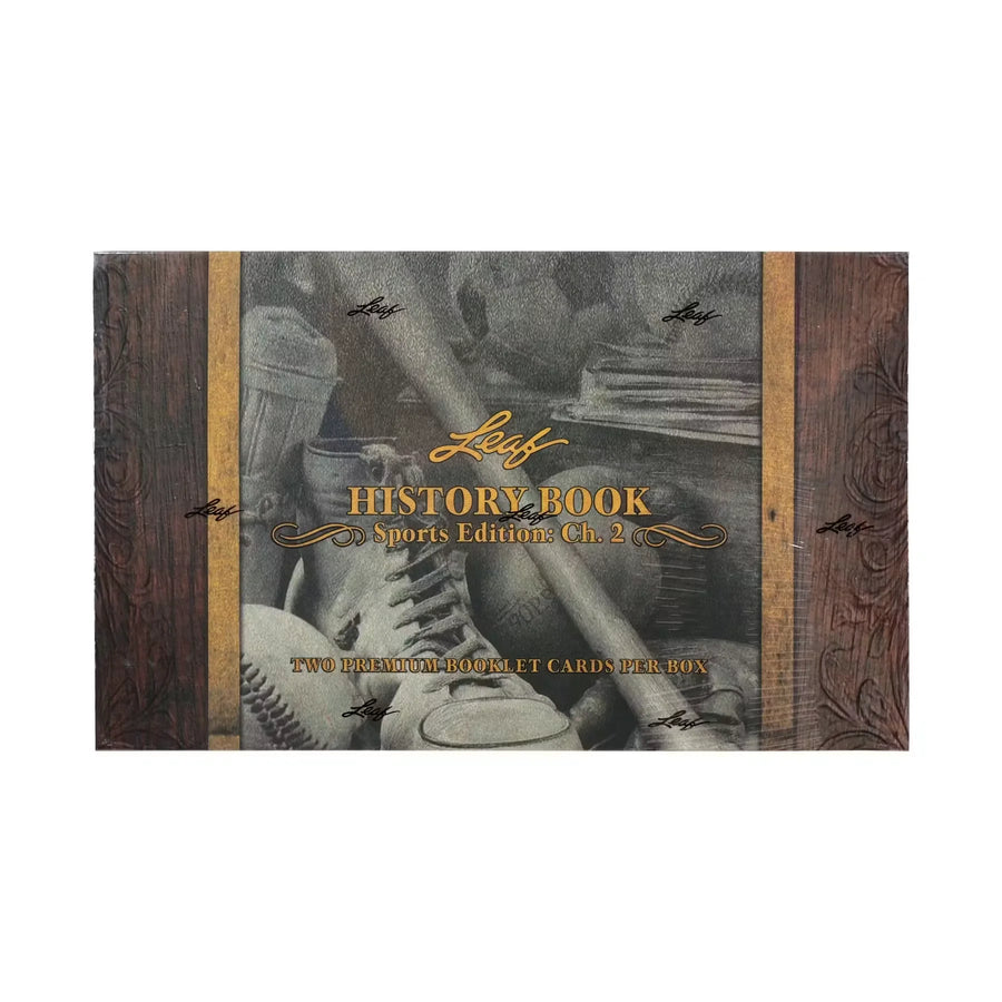 2025 Leaf History Book Sports Edition Chapter 2 Hobby Box (Ships Sealed Only)