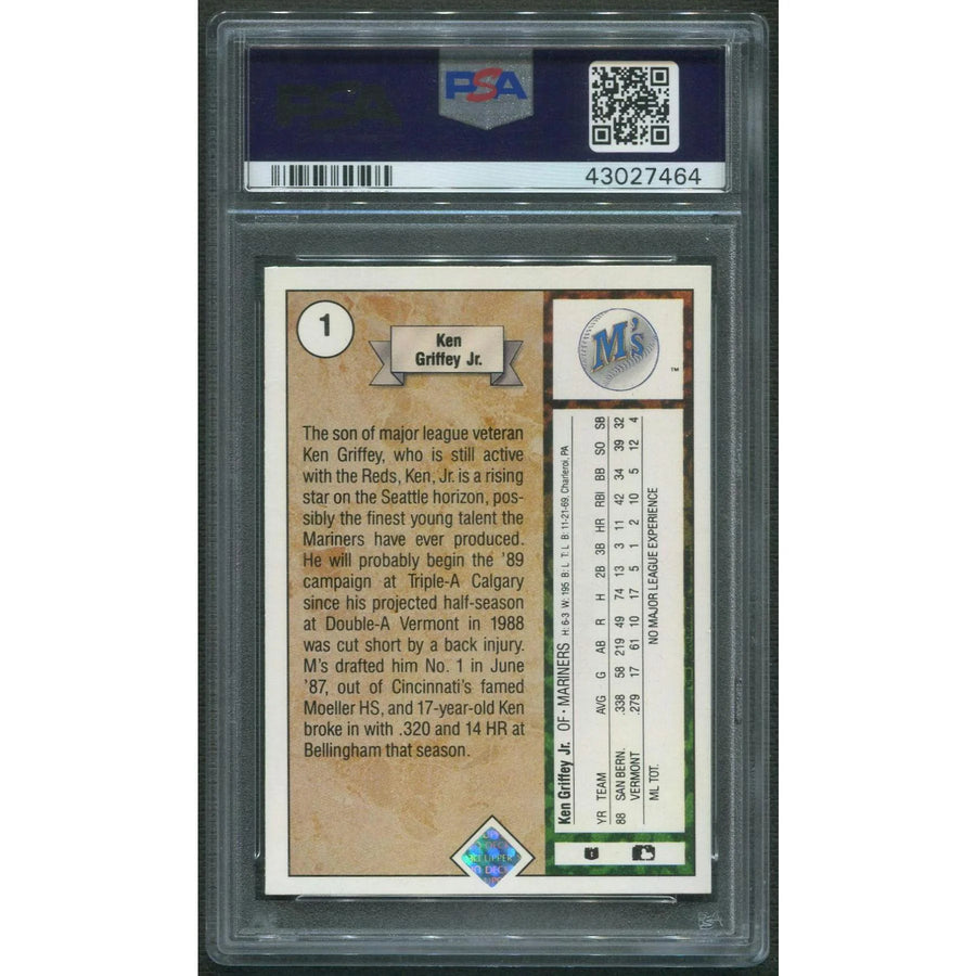 Ken Griffey Jr. 1989 Upper Deck Baseball #1 Rookie | PSA 9 MINT