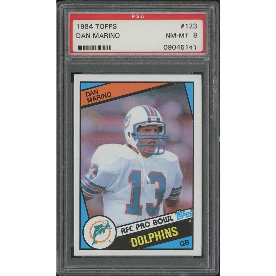 Dan Marino 1984 Topps Football #123 Rookie Card | PSA 8 NM-MT
