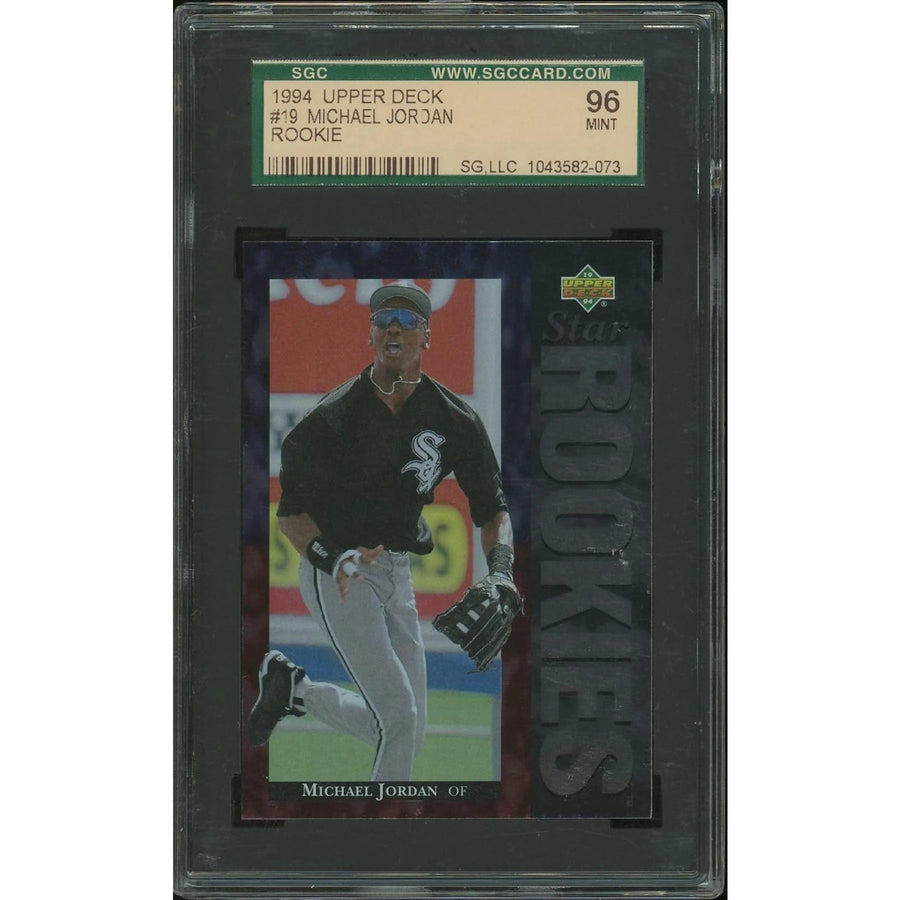 Michael Jordan 1994 Upper Deck Baseball #19 Rookie | SGC 96 MINT