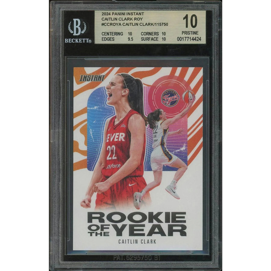 Caitlin Clark 2024 Panini Instant WNBA #CCROYA | BGS 10 Rookie of the Year