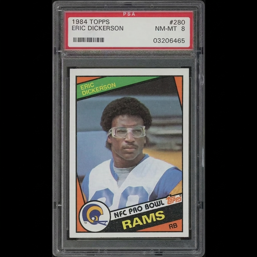 Eric Dickerson 1984 Topps Football #280 Rookie Card | PSA 8 NM-MT