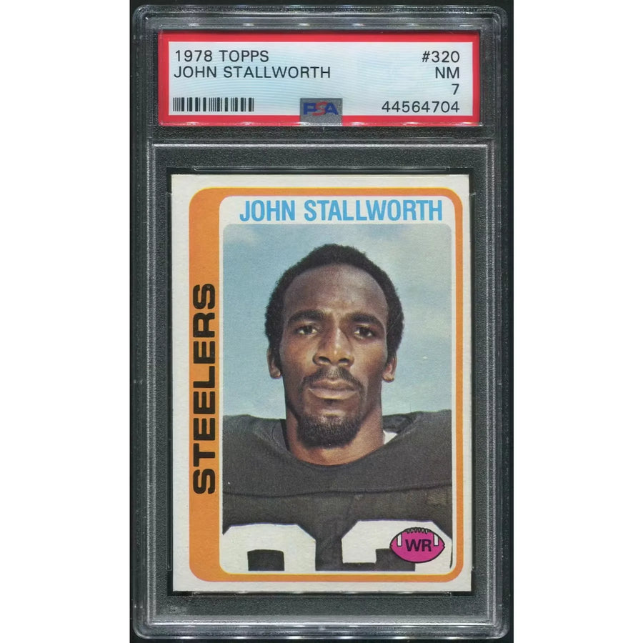 John Stallworth 1978 Topps Football #320 Rookie Card | PSA 7 NM