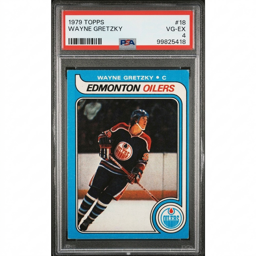 Wayne Gretzky 1979 Topps Rookie Card #18 | PSA 4