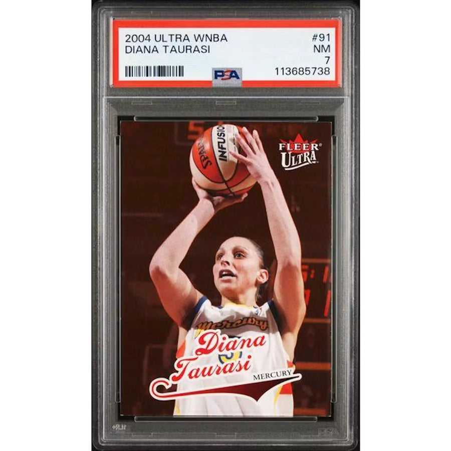 Diana Taurasi 2004 Fleer Ultra WNBA Rookie Card #91 | PSA 7